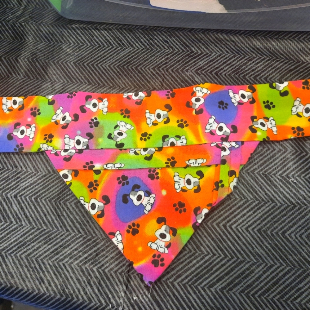 Fancy Pet Scarf Multi Color Dogs & Paws